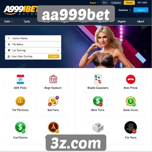 Recursos e funcionalidades do site aa999bet